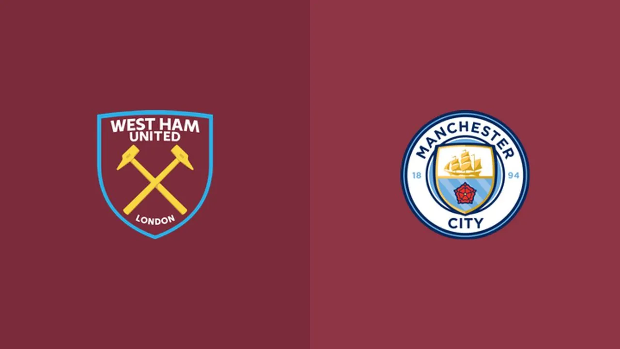 موعد مباراة وست هام ومانشستر سيتي في الدوري الإنجليزي والقنوات الناقلة للمواجهة